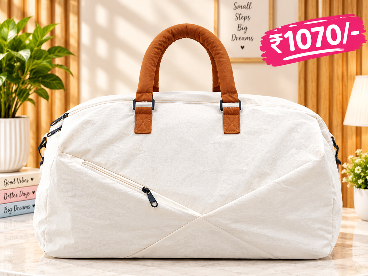 Large Travel Duffle Bag for Men & Women – Spacious Weekender & Overnight Bag