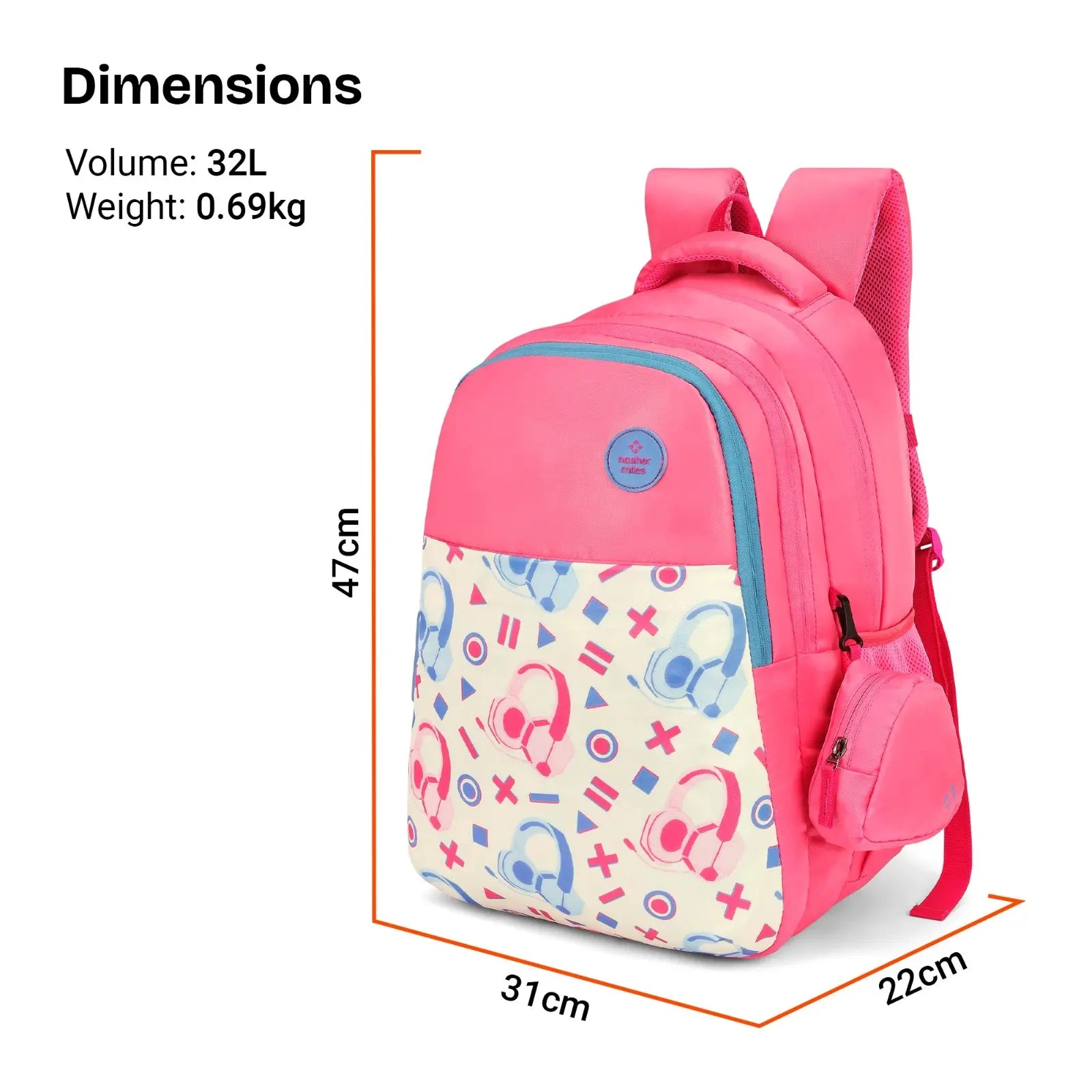 Nasher Miles Game Ready School Bag