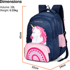 Nasher Miles Hoodie Unicorn School Bag